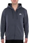 Alpha Industries Herren Alpha Industries Basic Zip Sl Hoodie f&uuml;r Herren