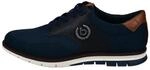 Bugatti Schn&uuml;rhalbschuh aus atmungsaktivem Materialmix, Memory Foam, elastische