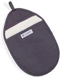 Le Creuset Topflappen mit extra Handgelenkschutz, Einheitsgr&ouml;&szlig;e, Perlgrau,