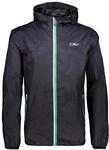 CMP - Regenjacke f&uuml;r Herren mit Kapuze, Anthrazit, XXXL