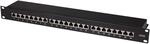 LogiLink Professional PrimeLine Cat.6A (500 MHz) Patchpanel schwarz, 19", STP