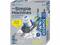 KOSMOS 620868 Simple Machines, Mechanik-Bausatz für 24 Modelle wie Flaschenzug...