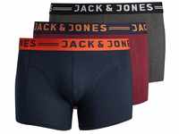 Jack & Jones Lichfield Trunk Boxershorts Herren (Übergröße) (3-pack) - 2XL