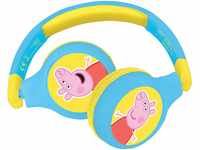 Lexibook - Peppa Pig - 2-in-1-Audio-Kopfhörer mit Bluetooth und Kabel, Stereo,