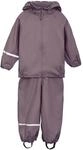 Celavi Unisex Kinder Basic -Pu Rainwear Set, Moonscape, 110 EU