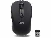 ACT Maus Kabellos - 1600 DPI - 2.4Ghz USB Mini Dongle - Rechtshänder –