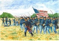 Italeri 6177-1:72 Union Infantry Figuren, Blau, Wei&szlig;, S