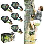 Slackers Ninja Treeclimbers Kletterset - 5 Baumtrittplatten mit...