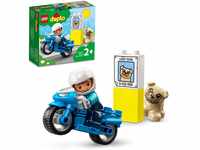 LEGO DUPLO Polizeimotorrad, Polizei-Spielzeug für Kleinkinder ab 2 Jahre,...