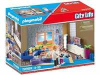 PLAYMOBIL City Life 70989 Wohnzimmer, Mit Lichteffekt, Spielzeug für Kinder ab...
