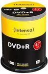 Intenso DVD+R 16x Speed 4,7GB (100er Spindel DVD+Rohlinge)