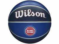 Wilson Basketball NBA TEAM TRIBUTE, DETROIT PISTONS, Outdoor, Gummi, Größe: 7