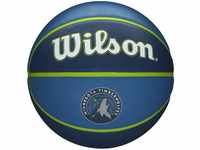 Wilson Basketball NBA TEAM TRIBUTE, MINNESOTA TIMBERWOLVES, Outdoor, Gummi,...