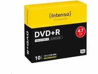 Intenso 4811652 DVD+R Rohlinge, Printable, 4,7GB, 16x Speed, 10er Slim Case