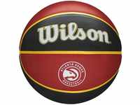 Wilson Basketball NBA TEAM TRIBUTE, ATLANTA HAWKS, Outdoor, Gummi, Größe: 7