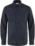 Fj&auml;llr&auml;ven Herren &Ouml;vik Travel Ls Shirt, Dark Navy, L EU