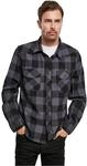 Brandit Check Shirt Herren Baumwoll Hemd M Black-grey