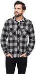 Brandit Check Shirt Black-Charcoal L