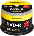 Intenso DVD-R 16x Speed 50er Spindel DVD-Rohlinge