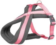 TRIXIE Premium Hundegeschirr, Sportlich, Rosa, Fleecepolsterung f&uuml;r angenehmen und