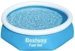 Bestway Fast Set Aufstellpool ohne Pumpe &Oslash; 244 x 61 cm, blau, rund, 57448, 244...