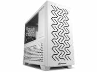 Sharkoon MS-Z1000 White, Micro-ATX PC Gehäuse, Weiß
