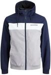 JACK & JONES Herren JJERUSH HOOD BOMBER NOOS, Navy Blazer, XS EU