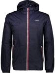CMP - Regenjacke f&uuml;r Herren mit Kapuze, Marine, S