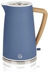 Swan Nordic Ultra Schneller elektrischer Wasserkocher, kabellos, modernes...