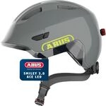 ABUS Kinderhelm Smiley 3.0 ACE LED - Fahrradhelm mit Licht - tiefe Passform & Platz