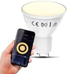 B.K.Licht - Smart Home LED Lampe GU10 smart via App- und Sprachsteuerung,...