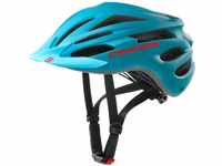 Cratoni Unisex – Erwachsene Pacer Jr Helmet, Blau/Petrol Matt, M