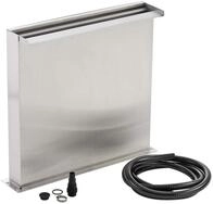 Oase 70775 Waterfall Kit 60 - rostfreier Edelstahl-Wasserfall (60 cm breit, 60 cm