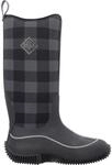 Muck Boots HAW-1PLD Damen Gummistiefel, Black/Grey Plaid, 20 EU