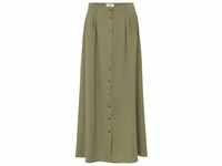 Object Damen Objtilda Long Hw Skirt Noos Rock, Deep Lichen Green, 36 EU