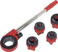 ROTHENBERGER Industrial Super Cut - 7 teiliger Gewindeschneidkluppensatz - Inkl. 4