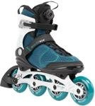 K2 Skates Damen Inline Skates Alexis 84 BOA, Teal - White, 30G0617.1.1.090