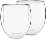Feelino 2X Teetasse Aus Glas Doppelwandig, Teegl&auml;ser, 400Ml Doppelwandige Teeglas