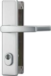 ABUS T&uuml;r-Schutzbeschlag HLZS814 F1 aluminium mit Zylinderschutz & beidseitigem