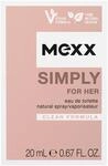Mexx Simply for Her Eau de Toilette, frischer, blumig-eleganter Damenduft,