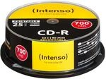 Intenso 1801124 CD-R Rohlinge 700MB 52x 25er Spindel Cakebox kratzfest bedruckbar