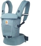 Ergobaby Adapt Babytrage f&uuml;r Neugeborene ab Geburt, 3-Positionen SoftFlex Mesh