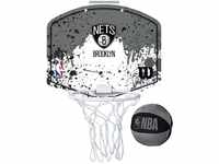 Wilson Mini-Basketballkorb NBA TEAM MINI HOOP, BROOKLYN NETS, Kunststoff