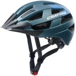 Cratoni Velo-X Leichter Allroundhelm Fahrradhelm Inlinerhelm mit R&uuml;cklicht (Petrol