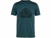 Fjallraven 84117-555 Abisko Wool Classic SS M T-Shirt Herren Dark Navy Größe S
