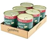 Christopherus Hundemen&uuml; Nassfutter f&uuml;r Hunde mit Rentier, 6 x 800 g