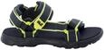Jack Wolfskin Unisex Seven Seas 3 K Sandale, Blue/Lime, 27 EU