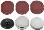 Original Einhell 9-tlg. Polierhauben- und Schleifpapier-Set (Polier- und