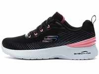 Skechers Damen Skech-AIR Dynamight Luminosity Sneaker, Black Mesh Pink Trim, 41...