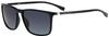 Boss 0665/S/IT BLACK SILVER/GREY SHADED 57/16/145 Herrenbrillen Sonnenbrillen